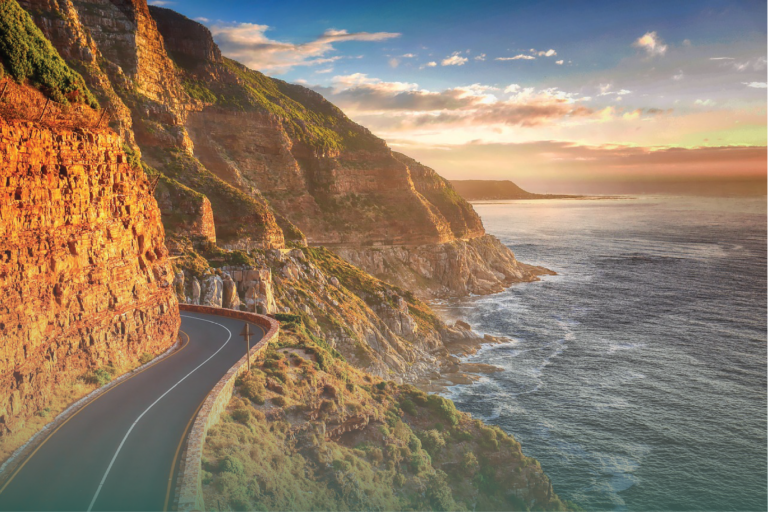 Happy travelers enjoying a peaceful moment while exploring nature and experiencing joy through travel.